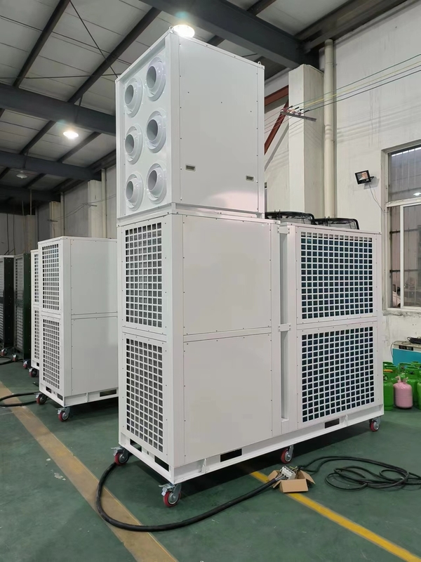 28KW الأرضية القائمة HVAC وحدات تكييف الهواء الصناعية التجارية التدفئة التبريد مكيف الهواء