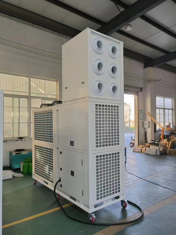 28KW الأرضية القائمة HVAC وحدات تكييف الهواء الصناعية التجارية التدفئة التبريد مكيف الهواء