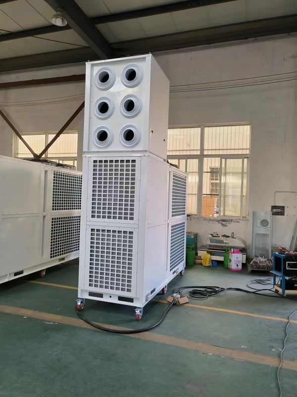 28KW الأرضية القائمة HVAC وحدات تكييف الهواء الصناعية التجارية التدفئة التبريد مكيف الهواء