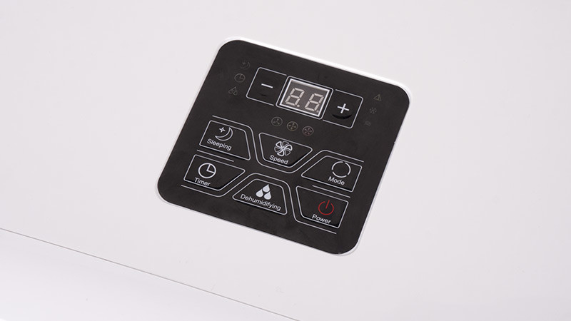 9000BTU وحدات غرفة محمولة AC مع جهاز تحكم عن بعد WIFI مكفف الرطوبة ونمط النوم